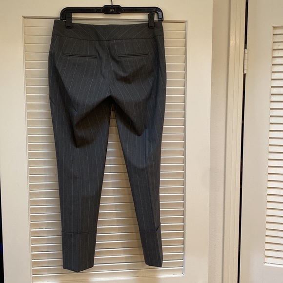 Gray Pinstriped Dress Pants - Picture 2 of 4
